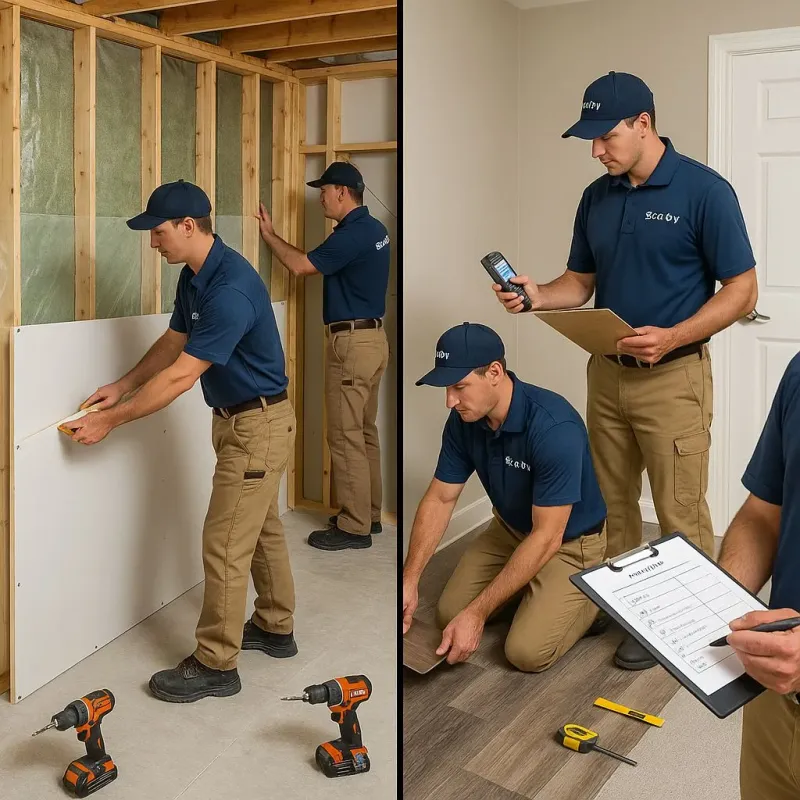 Repairs and Reconstruction process in Port Sulphur, LA