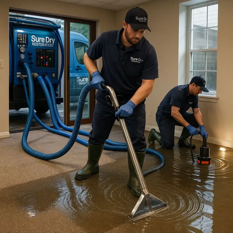 Water Extraction and Removal process in Port Sulphur, LA
